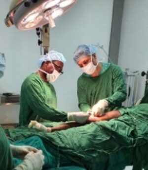 operating with my tanzanian colleague